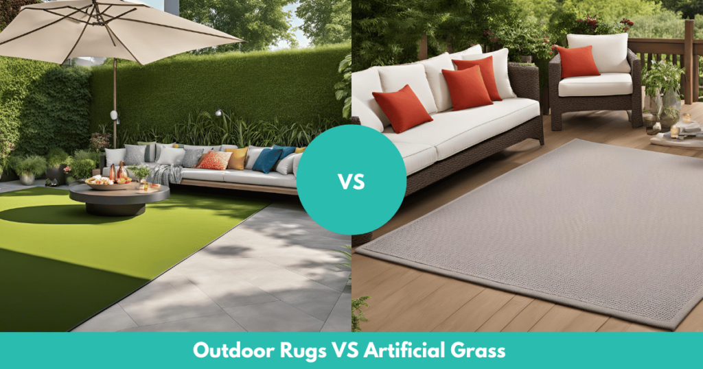 Outdoor Rugs VS Artificial Grass