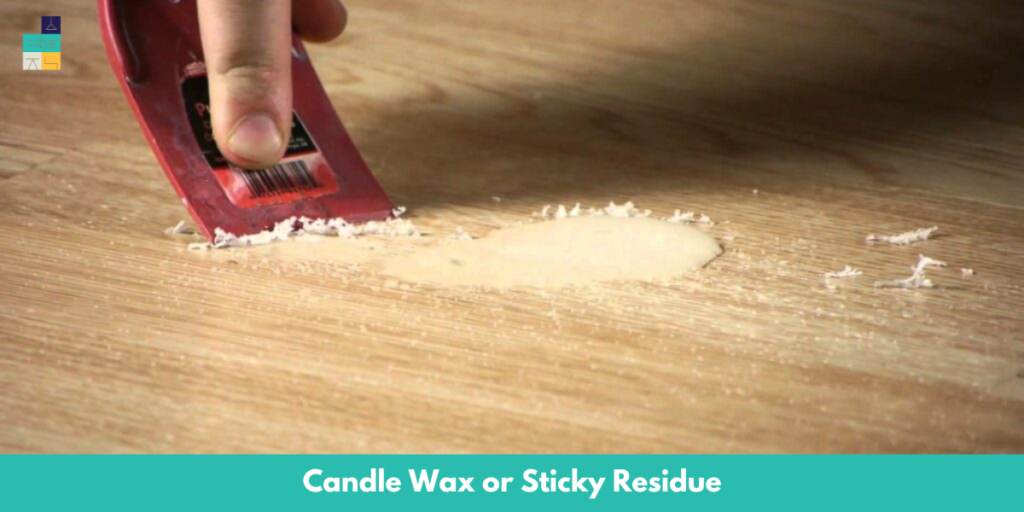 Candle Wax or Sticky Residue
